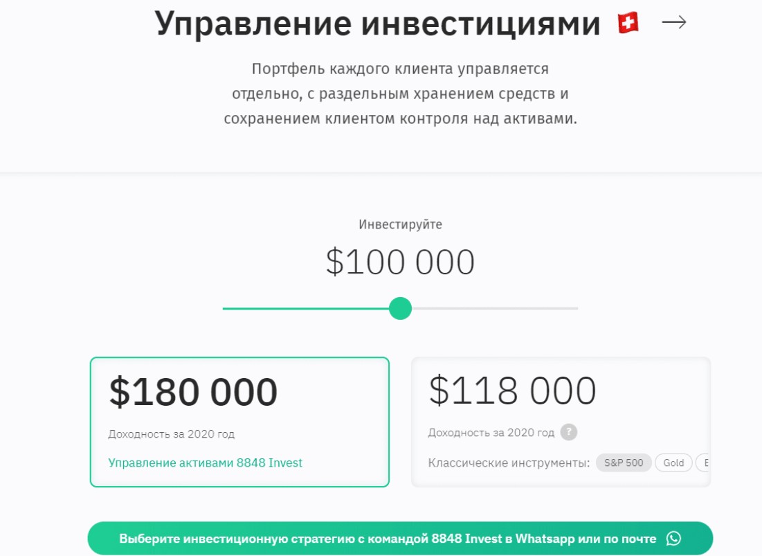 8848 Invest компания инвестиции