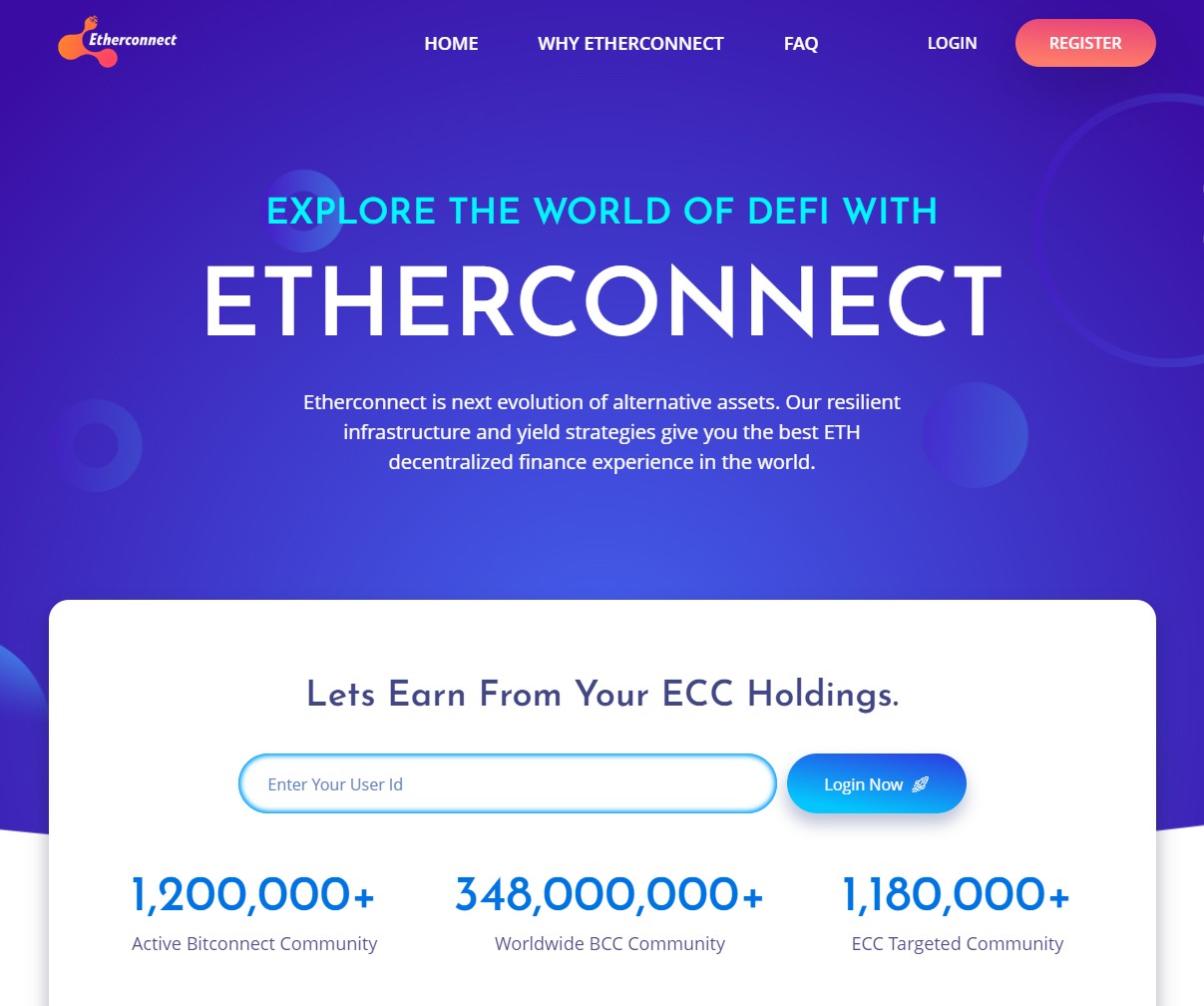 Ether Connect сайт обзор