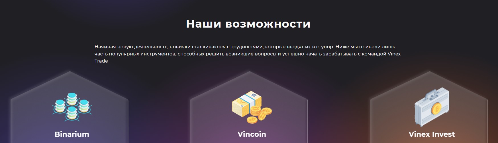 Vinex Trade обзор