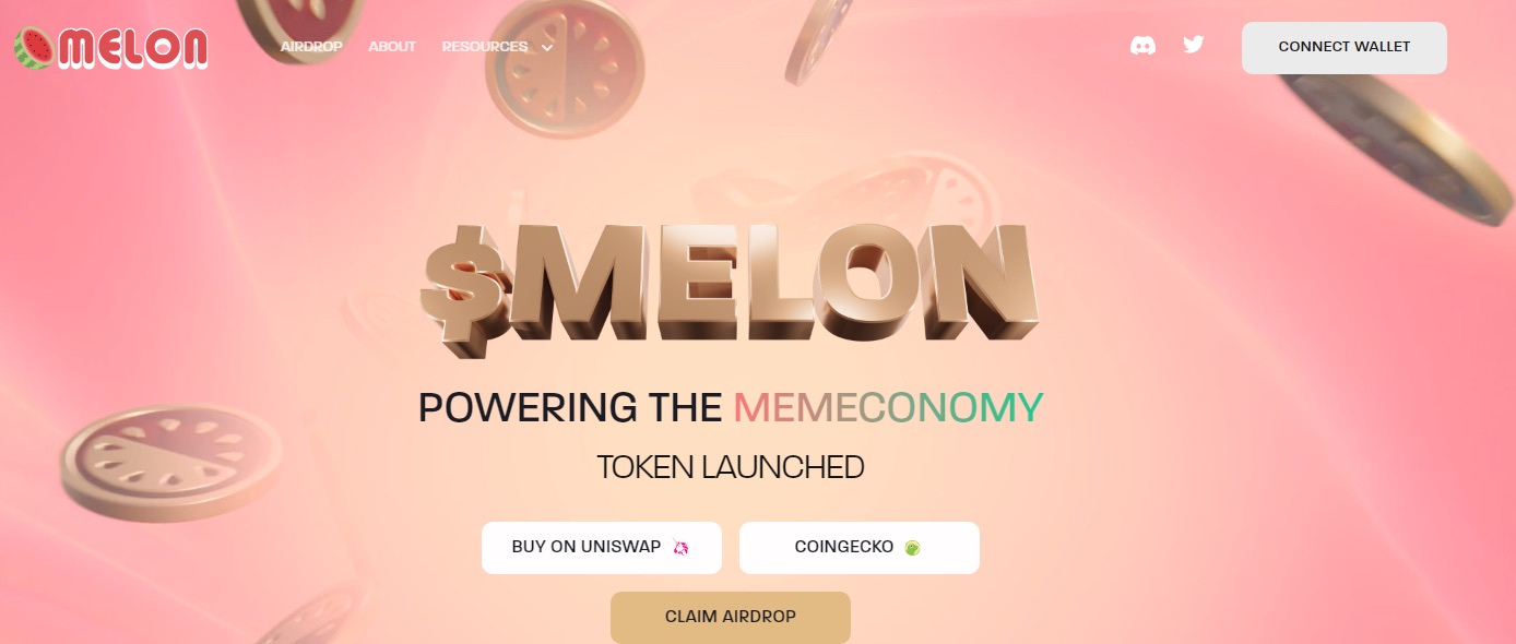Сайт Melon Coin